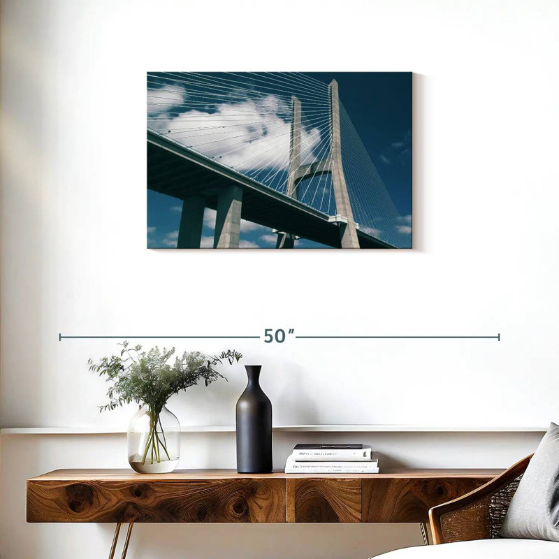 Lilie Retro Vasco Da Gama Bridge