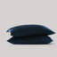 2 taies d'oreiller standard de luxe 100% satin de minuit, soyeuses et douces pour la peau