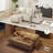 83" L Shaped Storage Sectional Sofa Couch, Pull Out Sleeper Sofa Bed