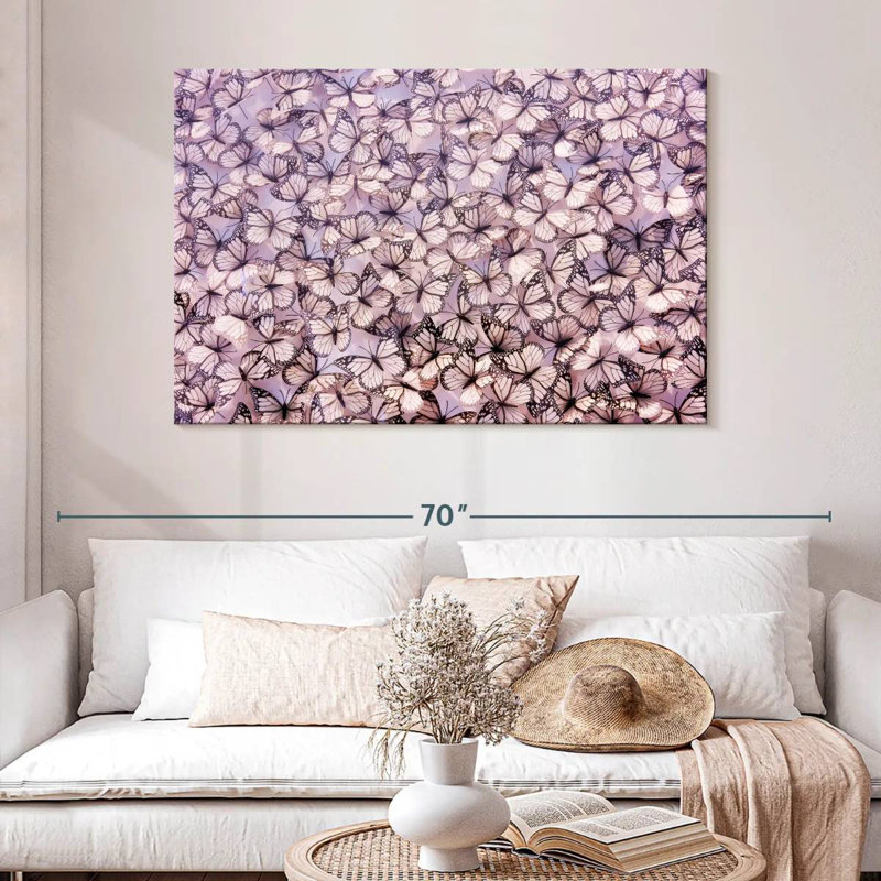 Brampt Pink Butterfly Swarm
