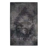 Oriental Area Rug in Black