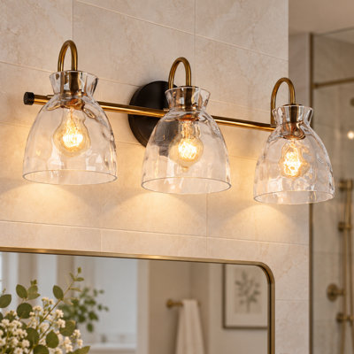 Éclairage pour meuble-lavabo à 3 lumières à intensité variable Almine