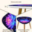 Ensemble de 2 tables basses gigognes Triangle