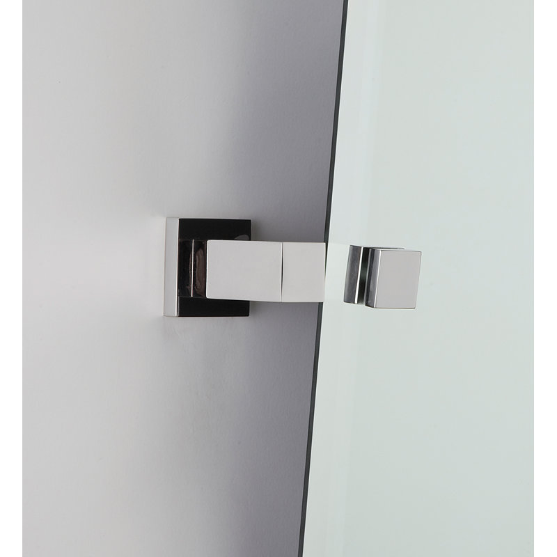 Contemporary II Mirror Bracket, Polished Chrome