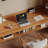 Brown Rectangular Solid Wood writing desk-118231086