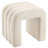 Rienna 19.3" W Channel Tufted Upholstered Ottoman -1604558292