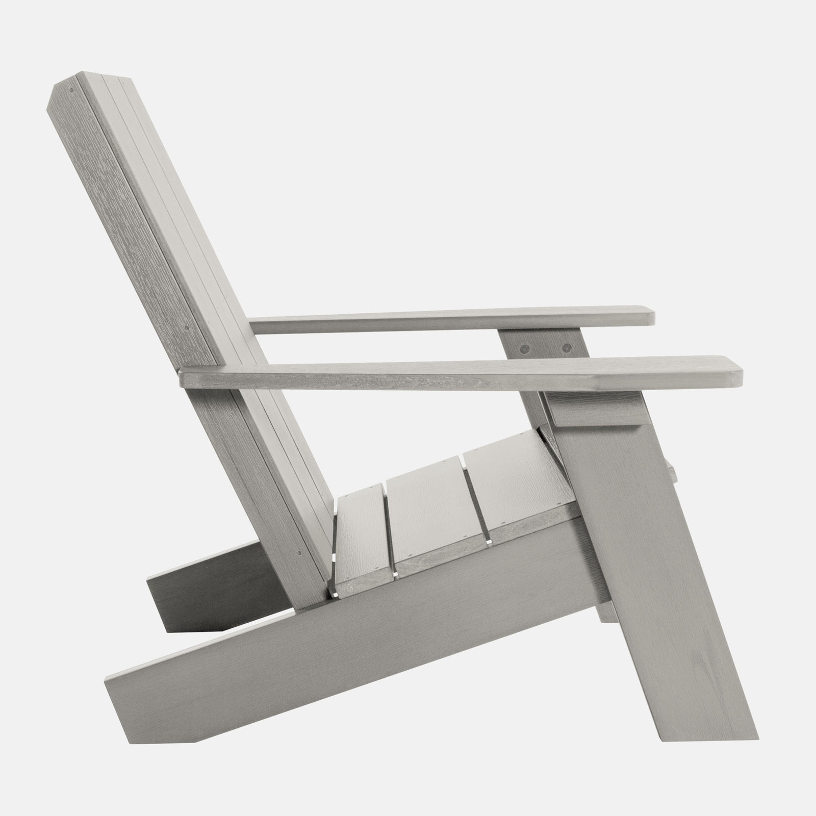 Byrnes Outdoor Adirondack Chair, Harbor Gray