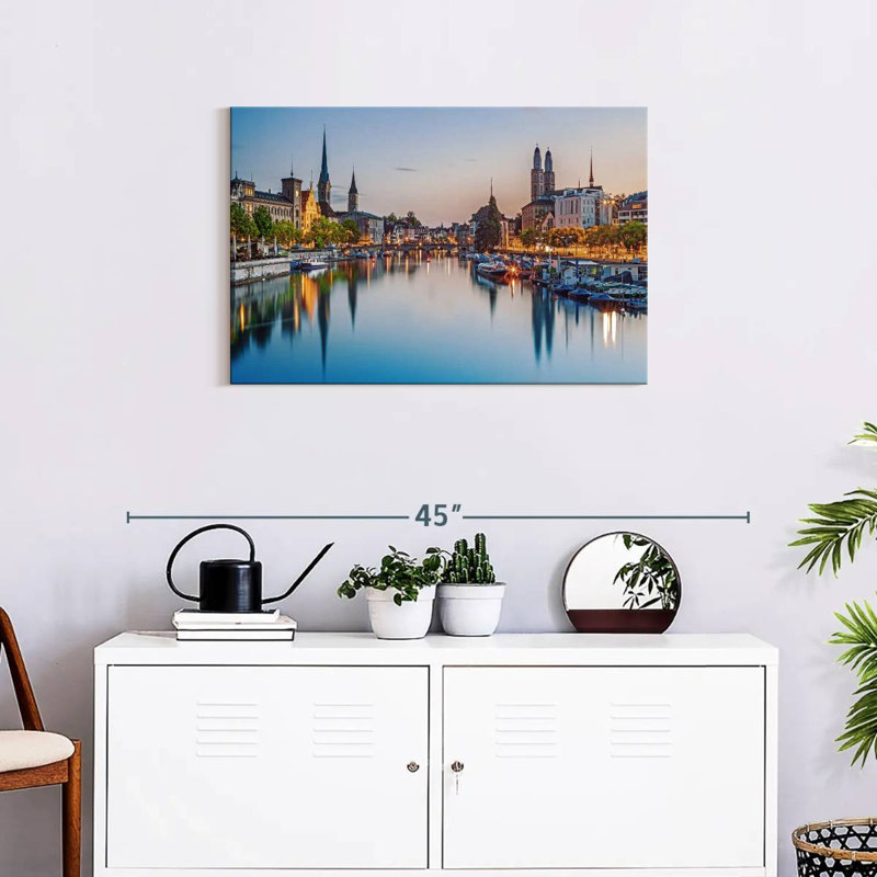 Kavia Limmat River, 20" H x 30" W