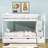 Emmersyn Kids Twin Over Full/Twin 3 Drawers Wood Bunk Bed with Shelves, Convertible Bottom Bed-1694950553
