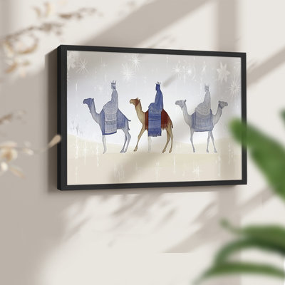 Chirstmas Art-XXXV -Framed Print - Restickable