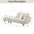 72" Modern Teddy Fabric Right-Arm Recliner Chair With Ottoman And Throw Pillows For Living Room, Bedroom, And Reading Room-442230283