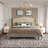 Upholstered Tufted Headboard Bed Wingback Bed-2044547580-2040993097