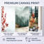 «Red Green Sebastian I», reproduction d'art sur toile, art mural d'hiver-1684662070-1684662221