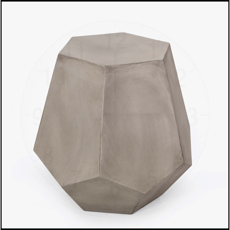 Outdoor CALGARY SIDE TABLE,Light Grey