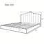 Grand lit tapissier en velours-246722113