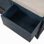 Banc de rangement avec panier amovible et 2 tiroirs, banc à chaussures entièrement assemblé avec coussin amovible (bleu marine)-129474214-129474213