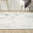 Myloh Transitional Gray/Aqua Performance Area Rug-664920238