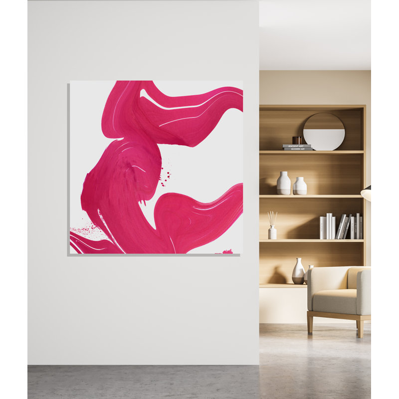 Rouge à lèvres - reproduction d'art sur toile, H 30 po x l 30 po x P 2 po, Unframed