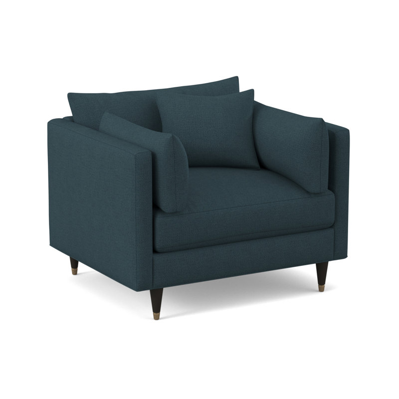 Touffeté de 45 po de largeur Zehava, Microfibre Gipsy Teal Performance