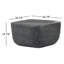 Basil Outdoor Square Side Table-2084182947