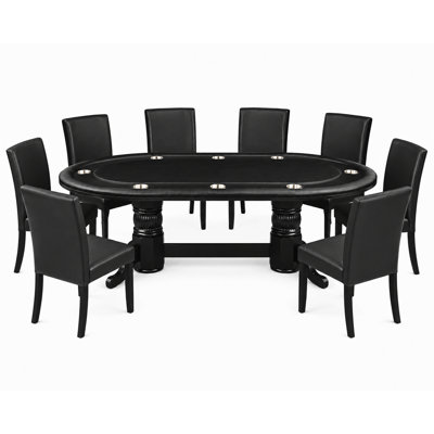 Ram Game Room 84 "8 - Joueur de poker / table et chaises par RAM Game Room