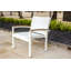 Tribeca Aluminum Teak Sling Stacking Lounge Chair-1768461983