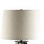 Lampe trépied grise et noire
