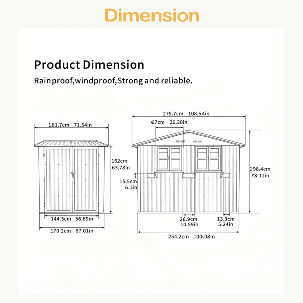 Dimensions du produit