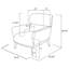Fauteuil de 30,50 po Joshual CAL117-939694253