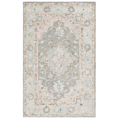 Tapis oriental performance en laine et coton touffeté à la main Aeddan