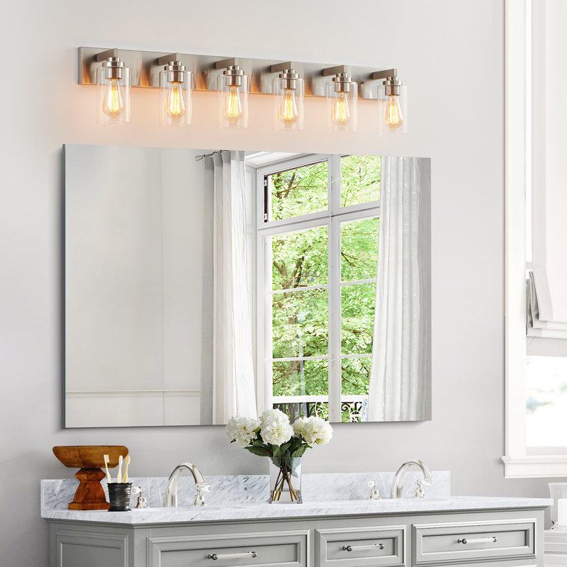 Éclairage pour meuble-lavabo Imko, Argent argent, 6 lumières
