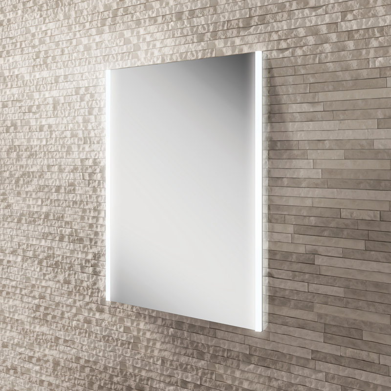 Zircon Flat Wall Mirror, 80 cm H x 60 cm W x 3.8 cm D