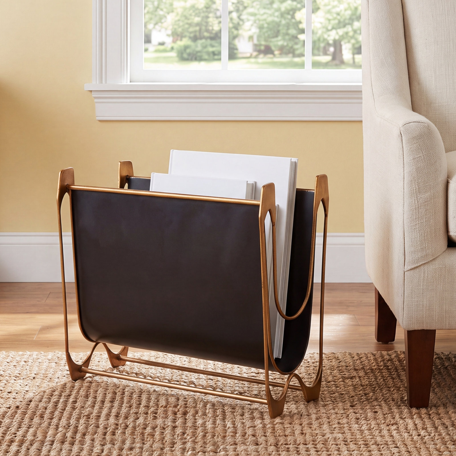 Cole and Grey Magazine Rack