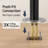 KES Free Standing Bathtub Faucet with Rough-In Valve & 2-Function Handshower for Tub Rinsing & Bathing, High Flow 2-Min Fill Floor Mount Tub Filler, Anti-Wobble Base, Matte Black
