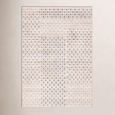 Loehrke Tan Taupe Tribal Rug