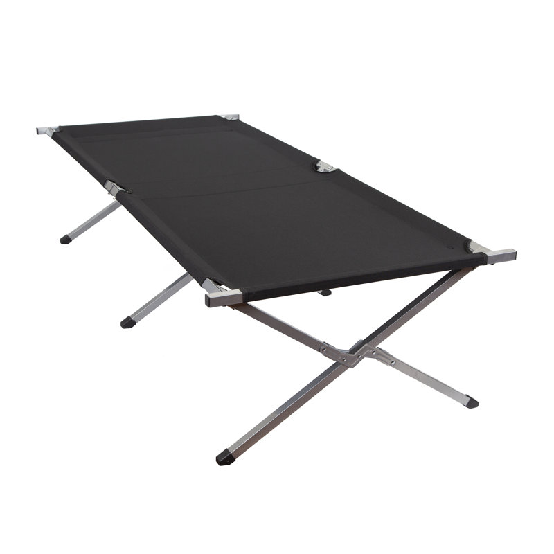 Stansport Heavy Duty G.I. Cot, Black/Silver