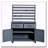 64.9'' H Large Patio Kitchen Island Solid Wood Kitchen Cart-125528496