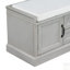 Banc de rangement avec 2 tiroirs et 2 armoires, banc à chaussures avec coussin amovible pour le salon, vestibule-1441918847