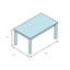 Table basse traîneau Huxley-605509972-605447003