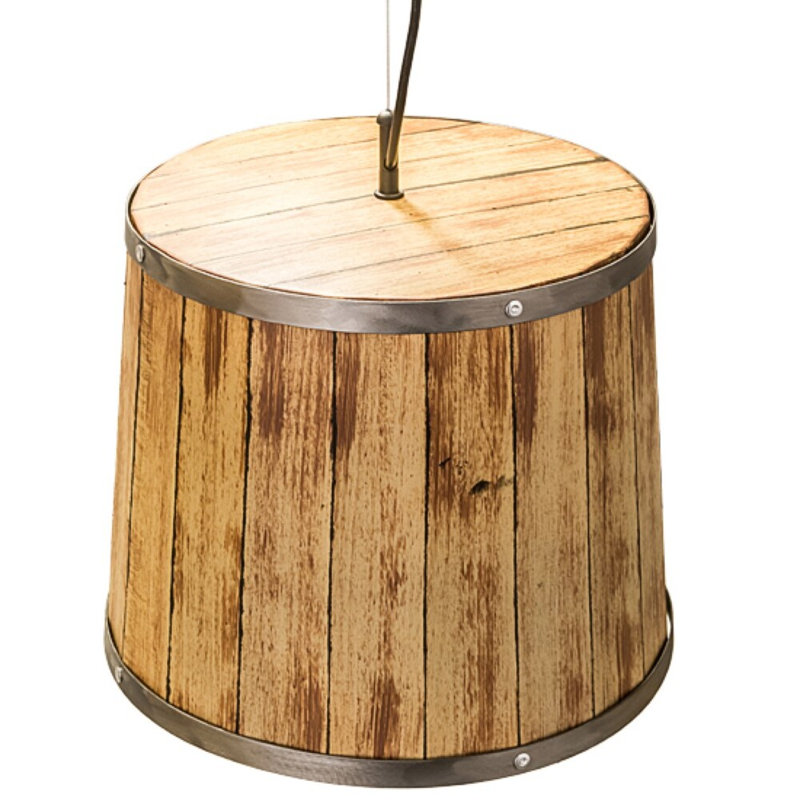 Wine Barrel 12 - Light Pendant