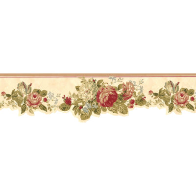 Danwati Scalloped Roses Border
