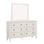 Alta Dresser Mirror, Subtle French Design,  Solid Wood, 40 Inch-111735014