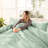 400 Thread Count Organic Cotton Sateen Duvet Cover Set-458077445-481812917