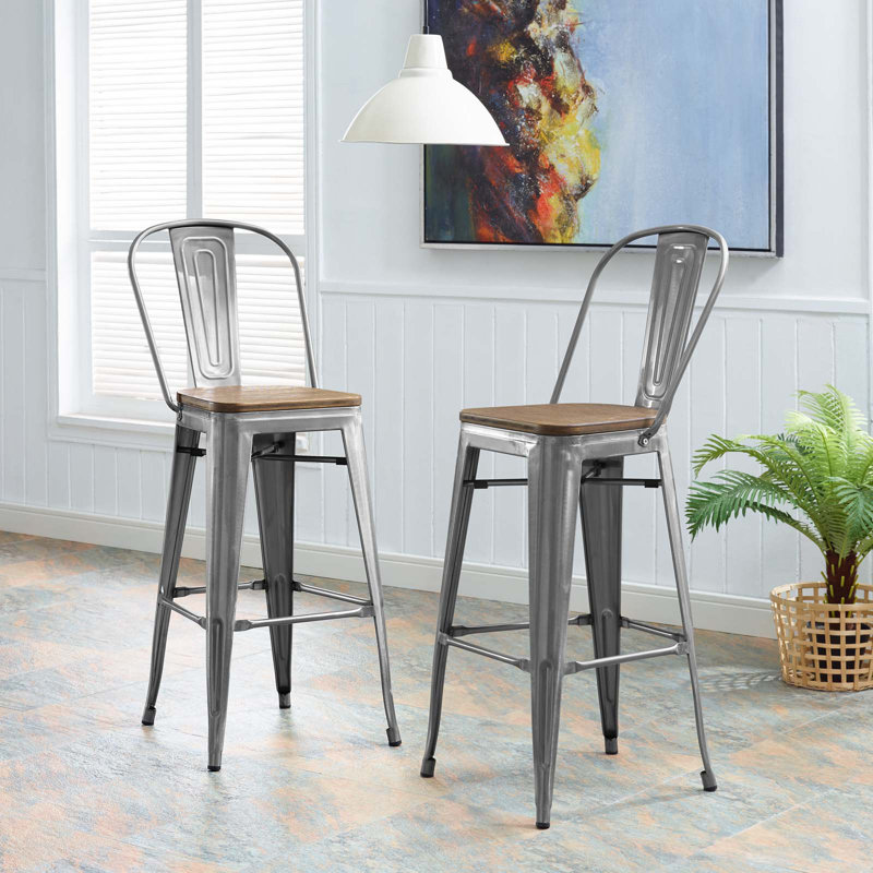 Tabouret de bar Promenade, Bronze