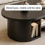 Table basse ovale en ardoise