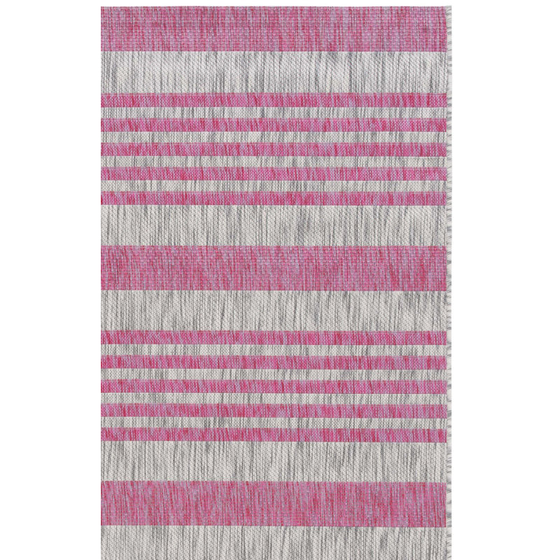 Raysen Performance Striped Indoor/Outdoor Area Rug