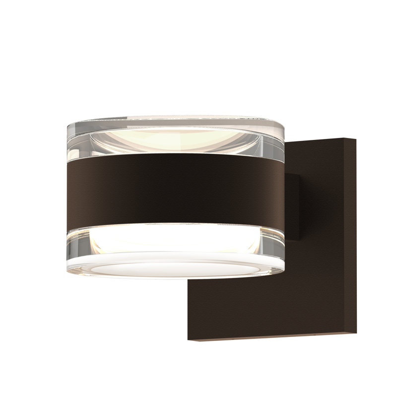 Reals LED Wall Light, White, Clear