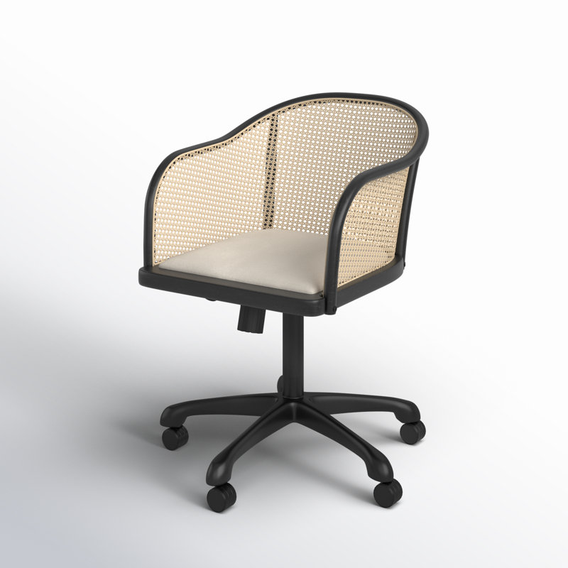 Velvet Task Chair, Beige