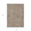 Tapis d'extérieur lavable abstrait brun et beige 8 pi x 10 pi