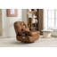 Fauteuil inclinable en cuir Albia-835011224